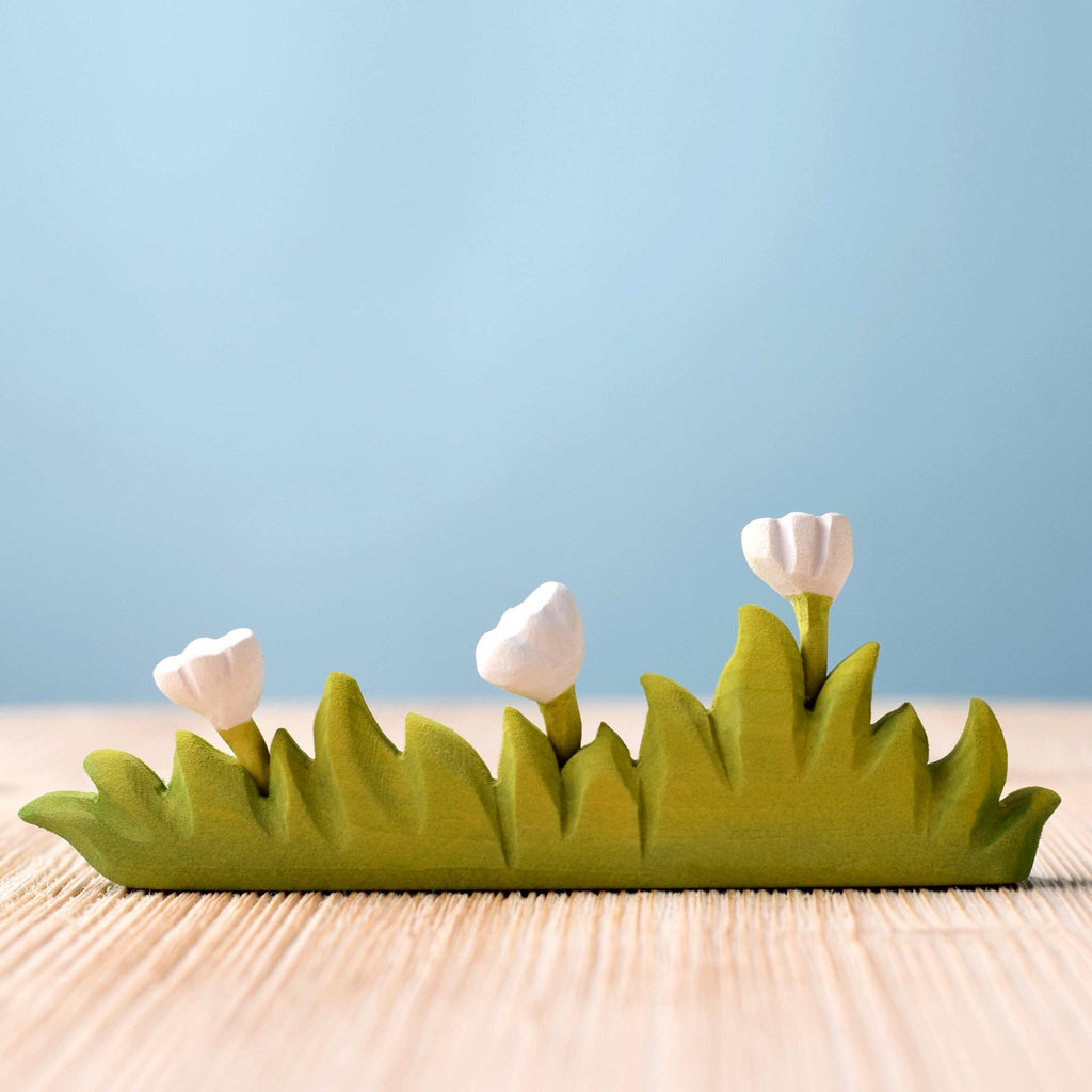 Pre-Order Bumbu Large Wooden Grass with White Flowers (Ships in July)