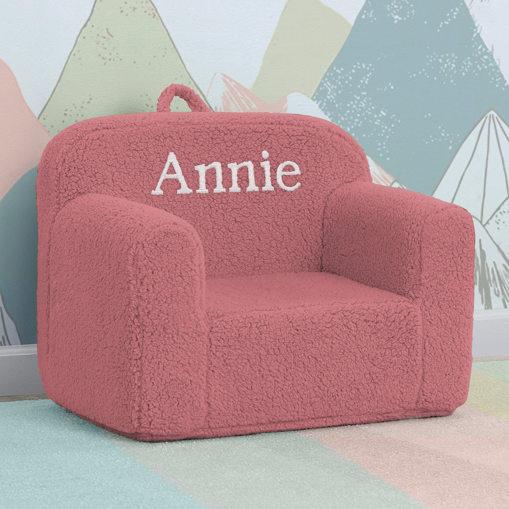 Personalized Cozee Sherpa Chair for Kids
