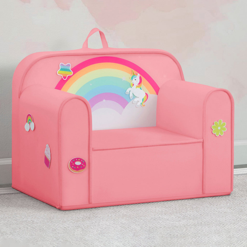 Mix & Match Cozee Kids Chair with Interchangeable Patches