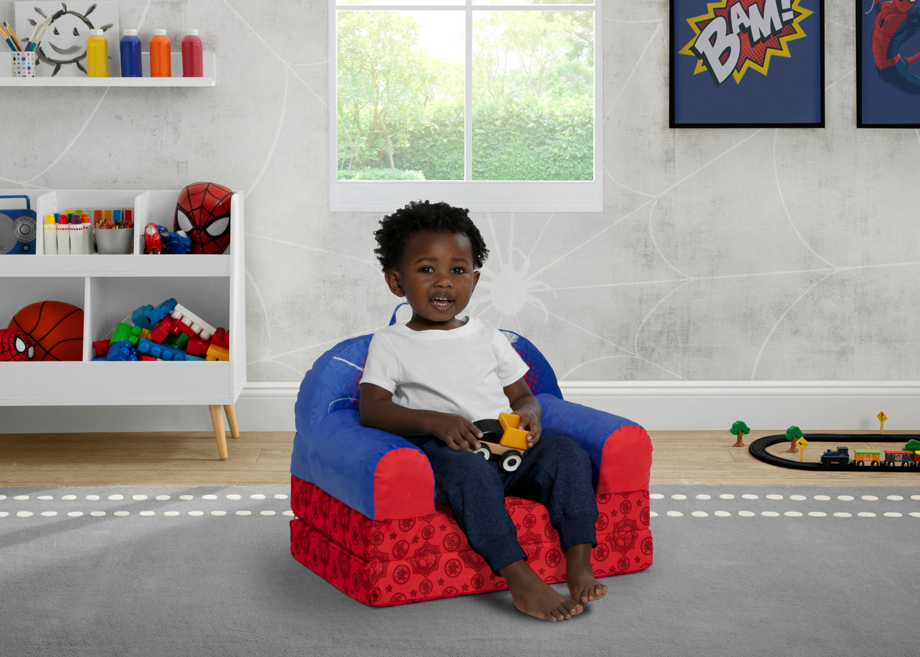 Spidey and His Amazing Friends Cozee Buddy Flip-Out Chair