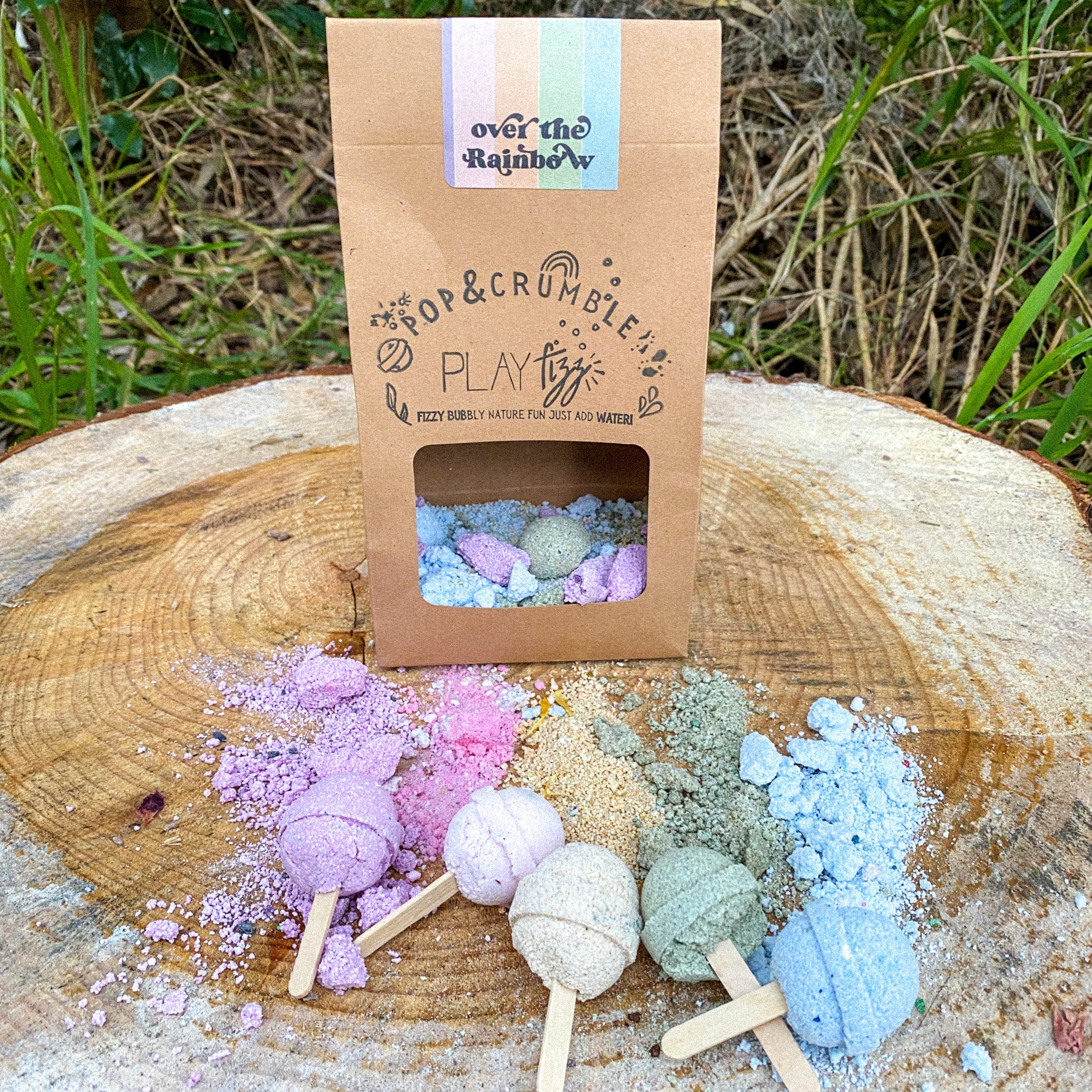 Pre-Order Wild Mountain Child Rainbow Playfizz Pop & Crumble Pack (Ships in August)