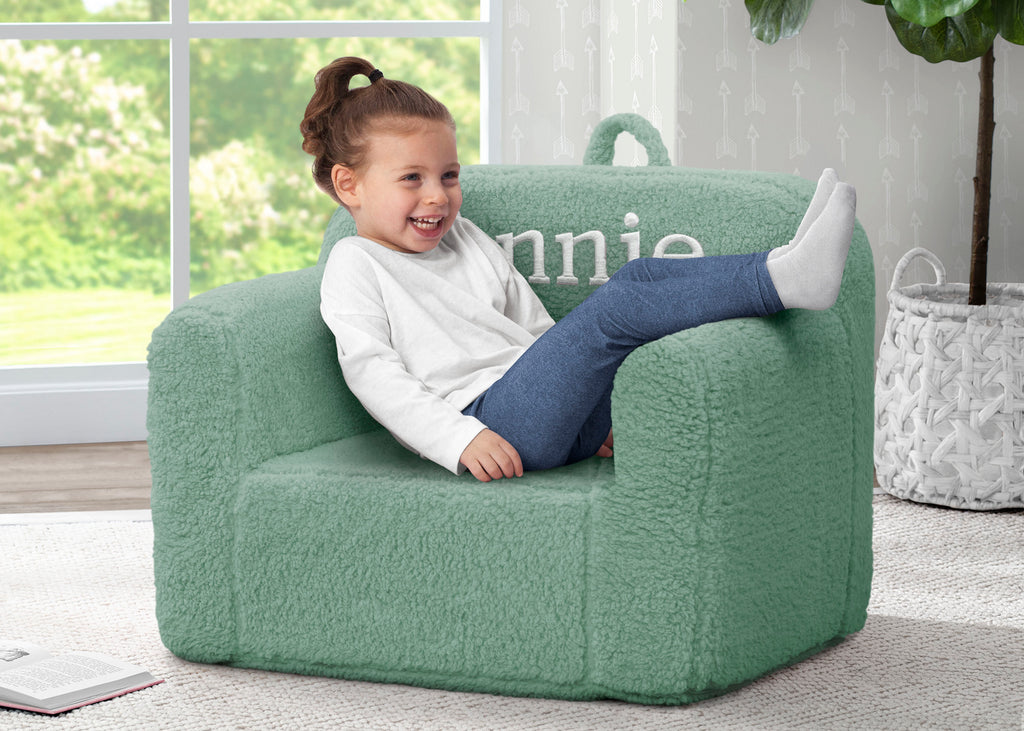 Personalized Cozee Sherpa Chair for Kids