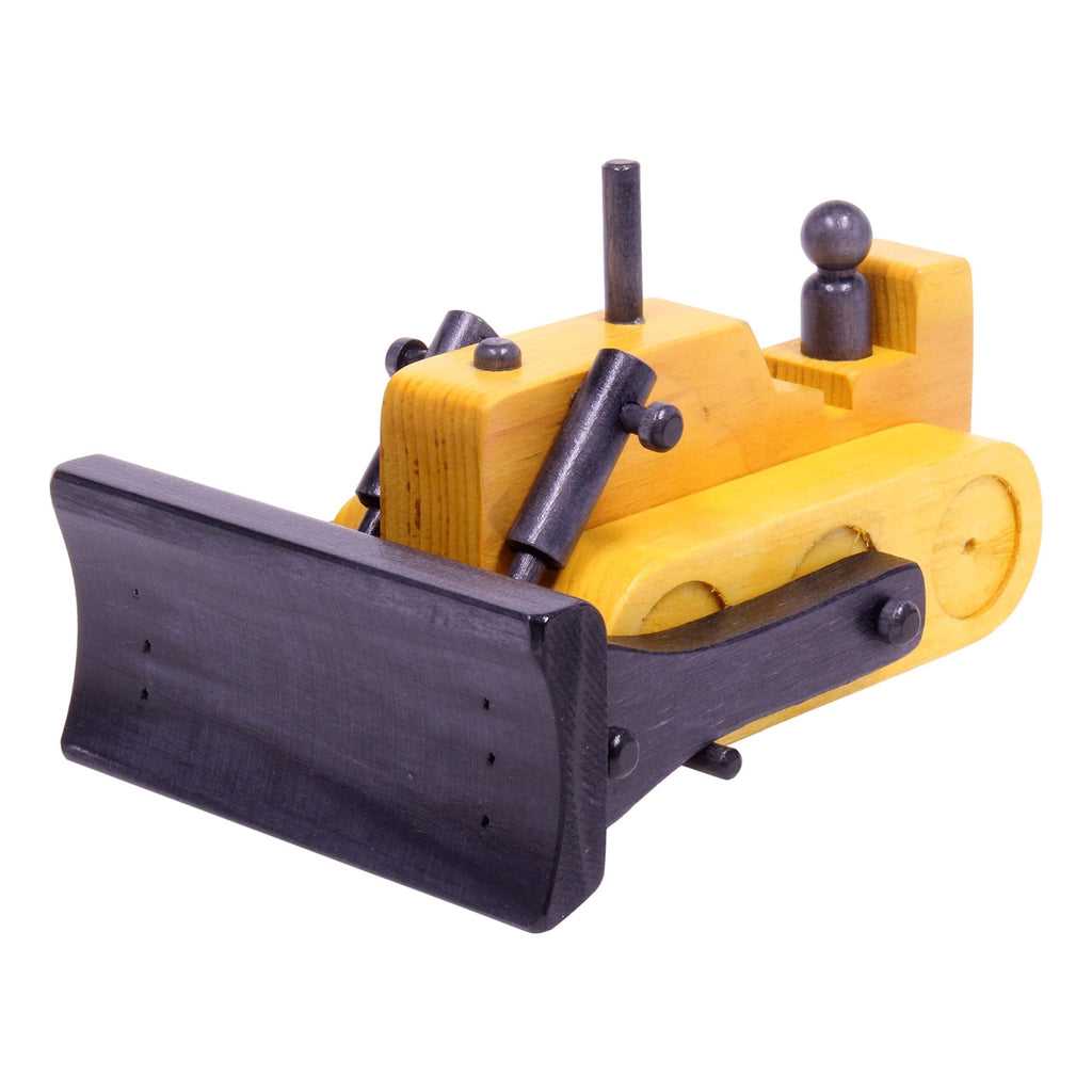 AmishToyBox.com Wooden Bulldozer Toy, Child Safe Finish