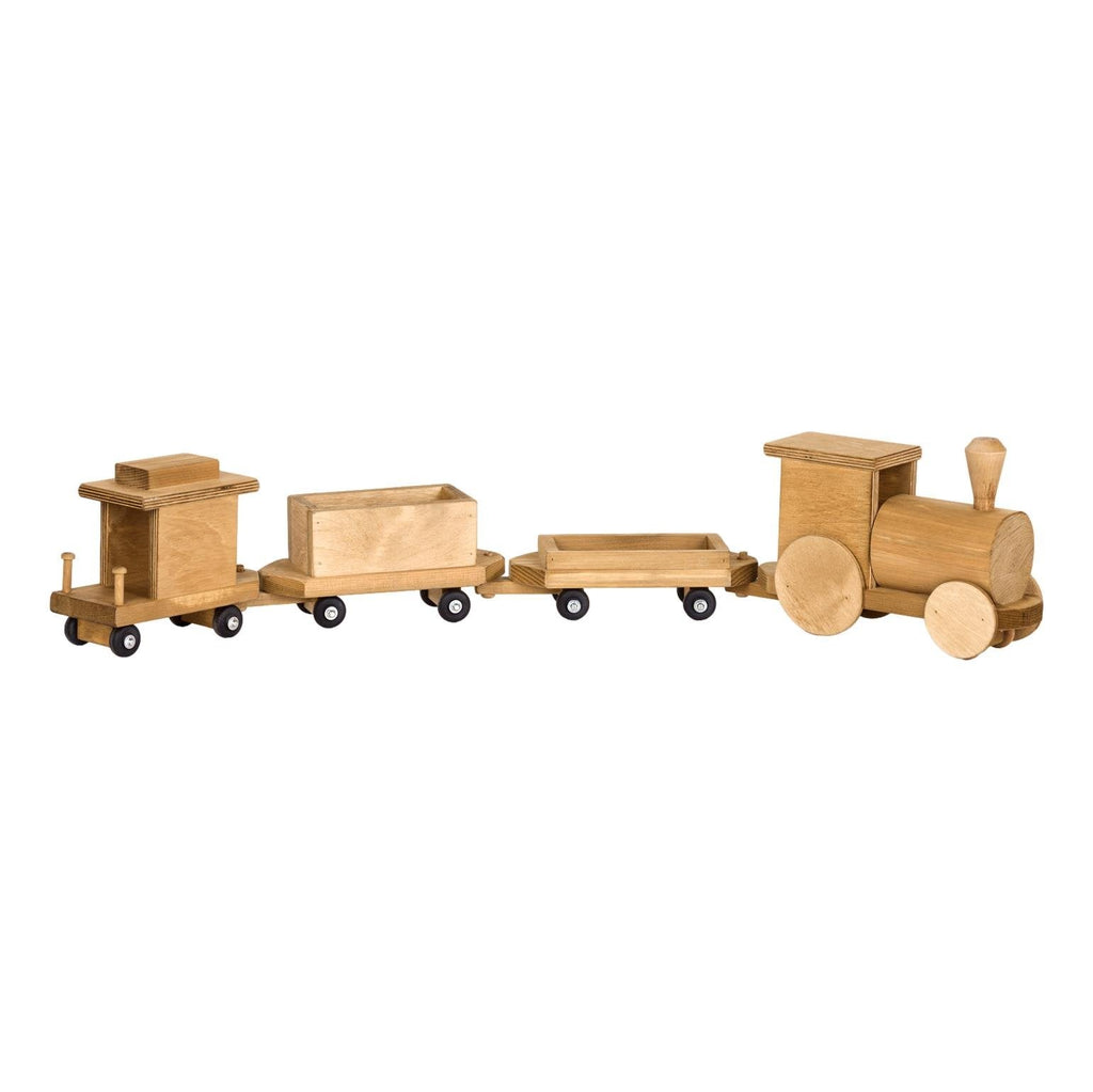 Large Wooden 40 Toy Train Play Set, Kid-Safe Finish, Amish-Made