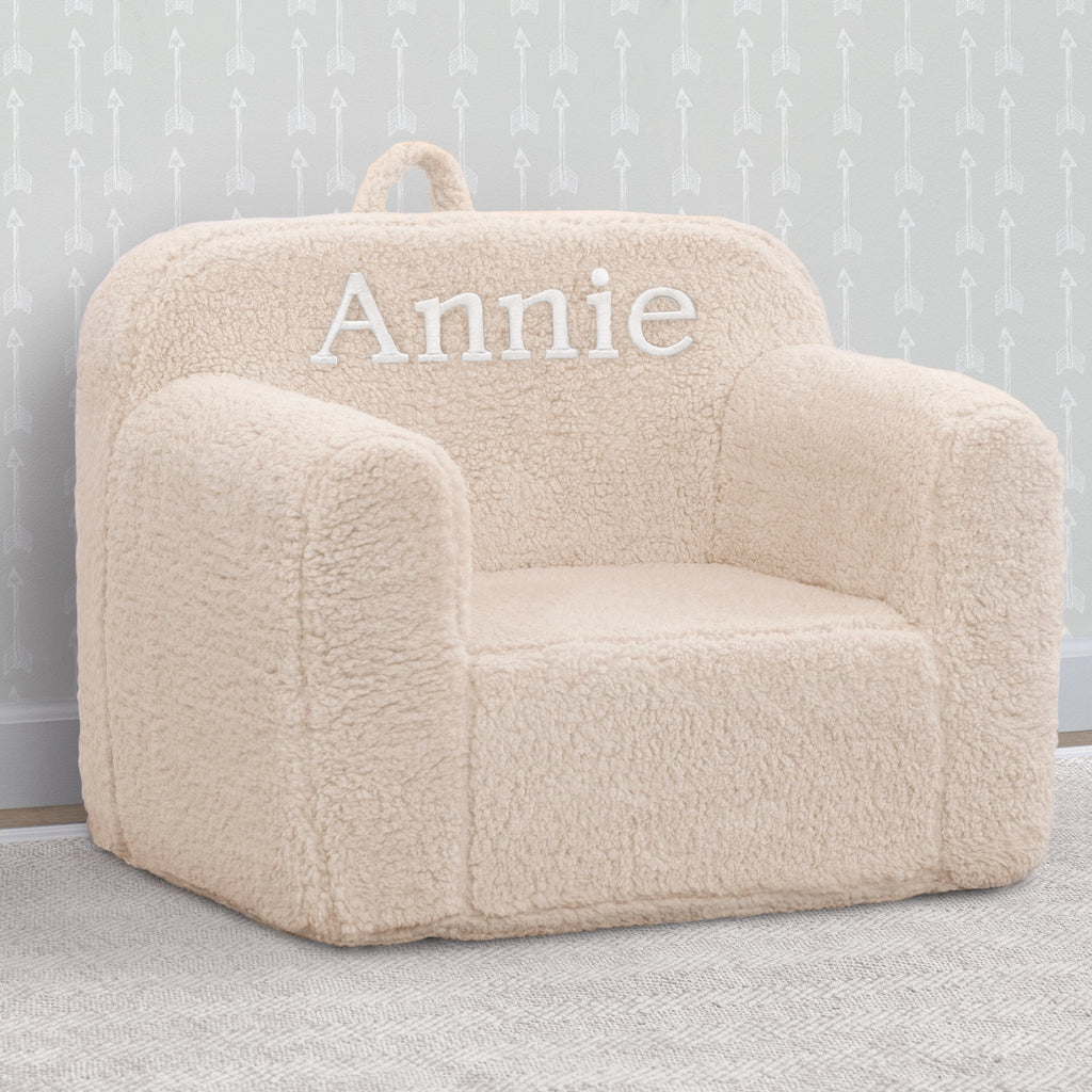 Personalized Cozee Sherpa Chair for Kids