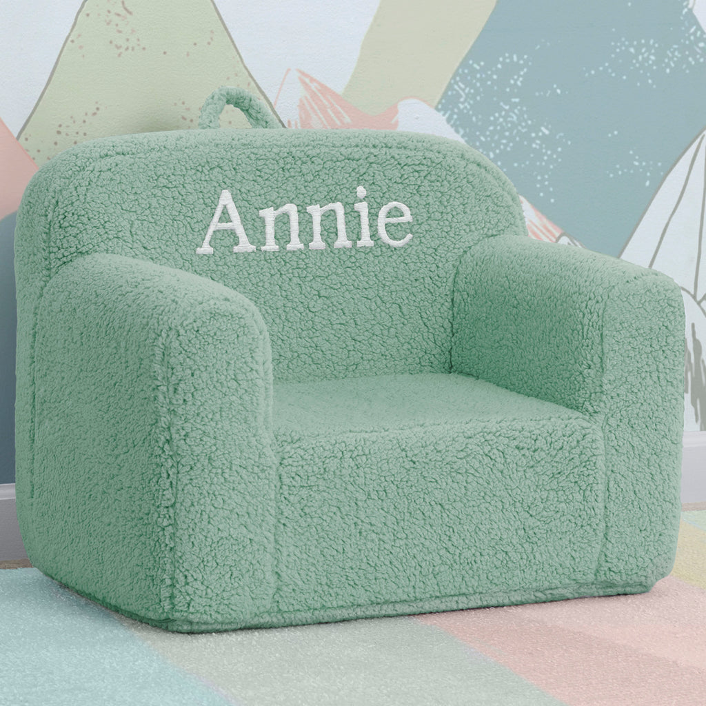 Personalized Cozee Sherpa Chair for Kids