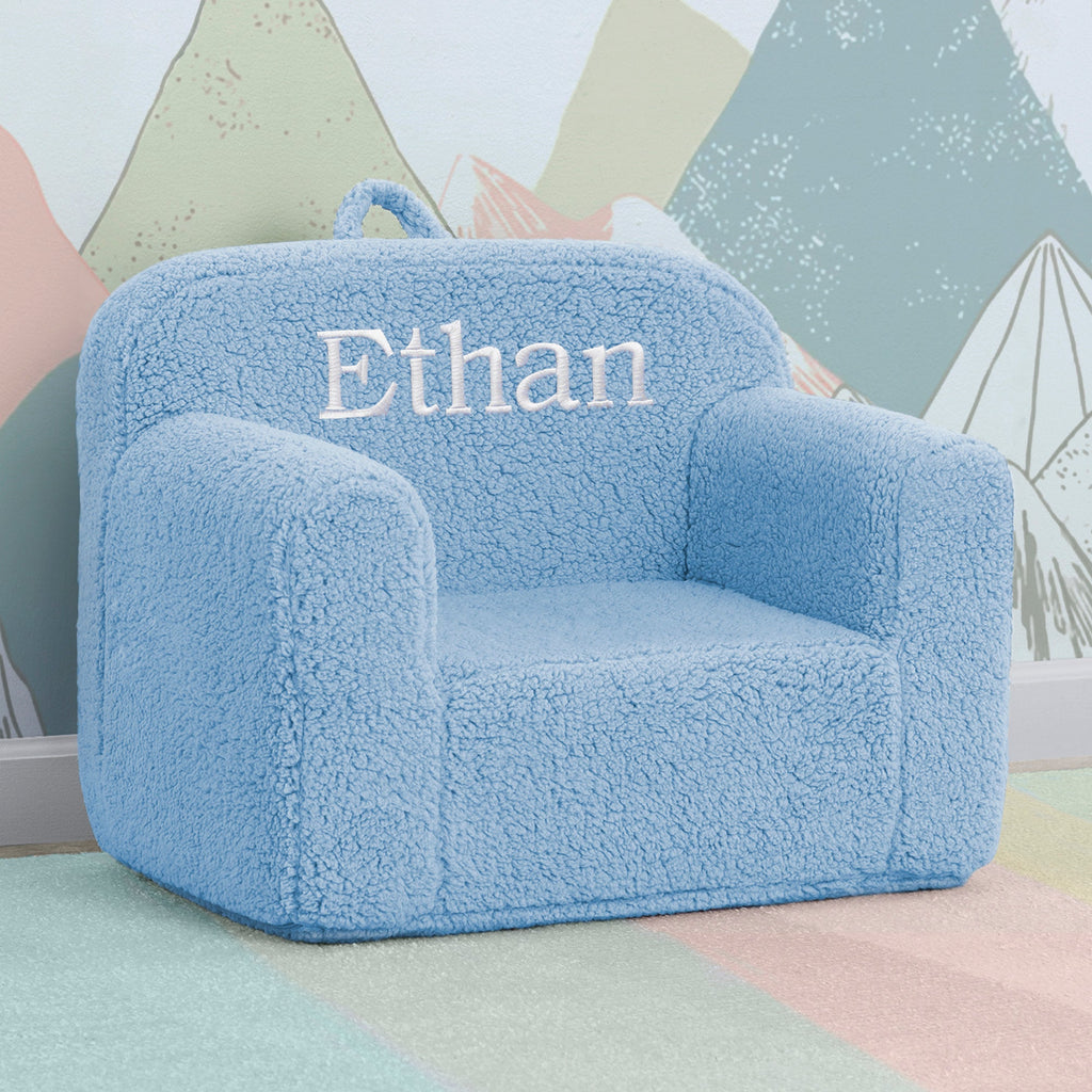 Personalized Cozee Sherpa Chair for Kids
