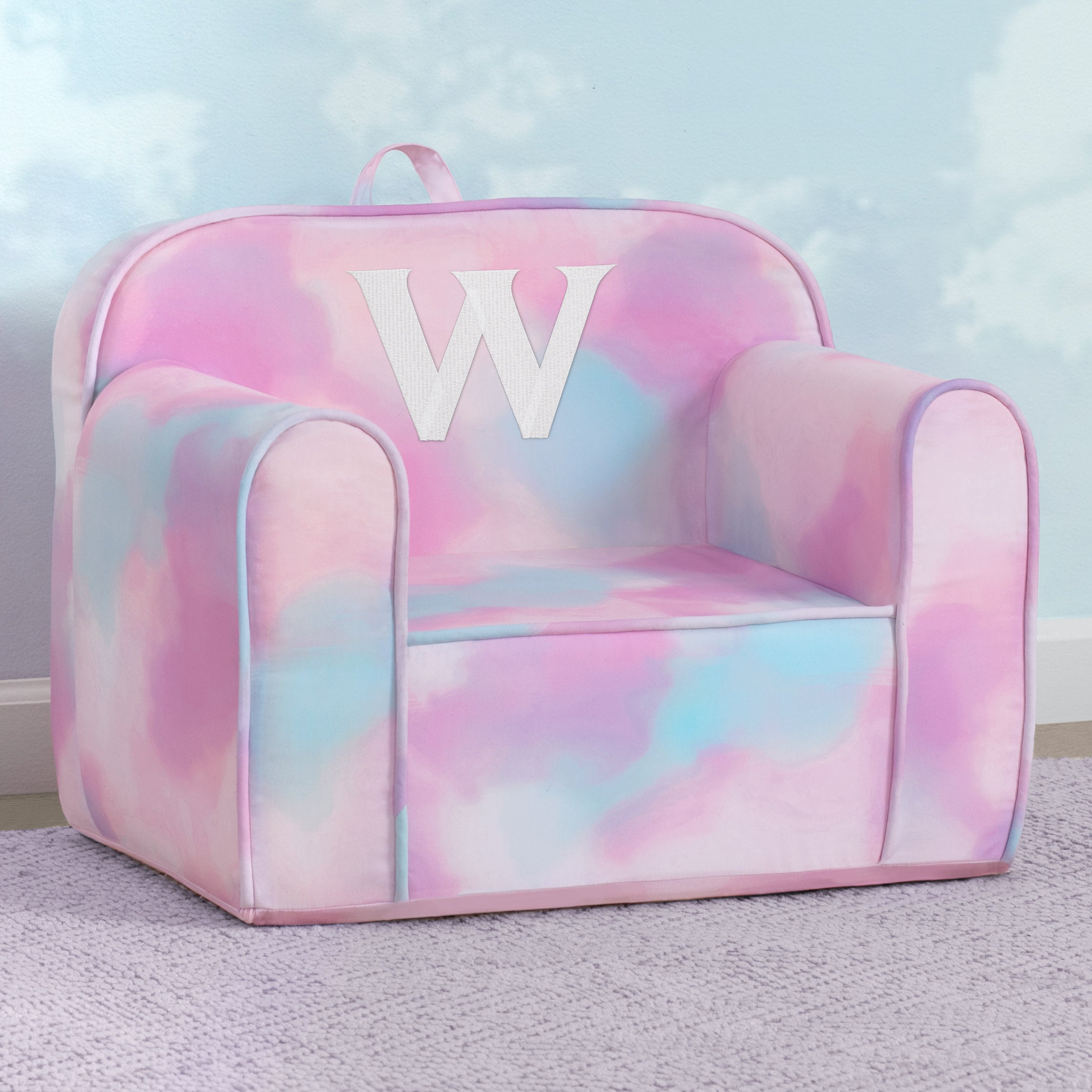 Personalized Monogram Tie-Dye Cozee Chair