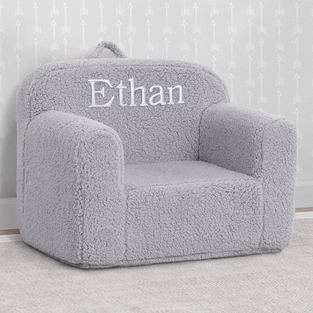 Personalized Cozee Sherpa Chair for Kids